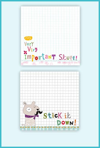 Sticky Note pad Twin Packs - £5.99
