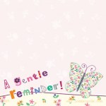 Sticky Note Pads - A Gentle Reminder! - £4.99